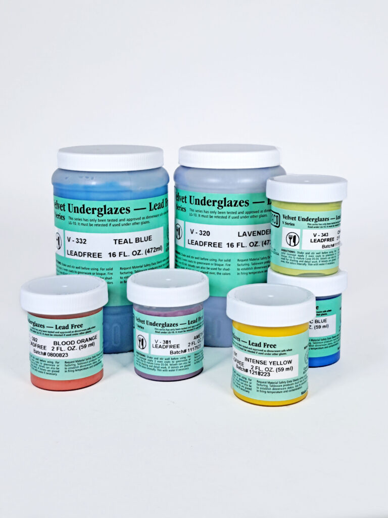 Amaco Velvet Underglaze bij Keramiek en Glazuur